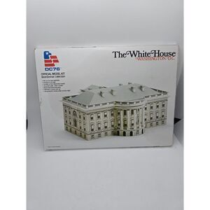 Landmark Models Kit The White House Paper Bicentennial Vintage 1975 Die Cut